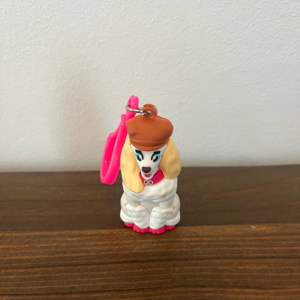Dogz in a hat key chain